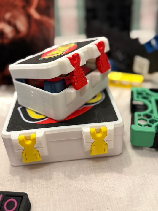 UNO-Sized Card Deck Storage Box – 3D Printed Game Night Organiser (Single or Duo)