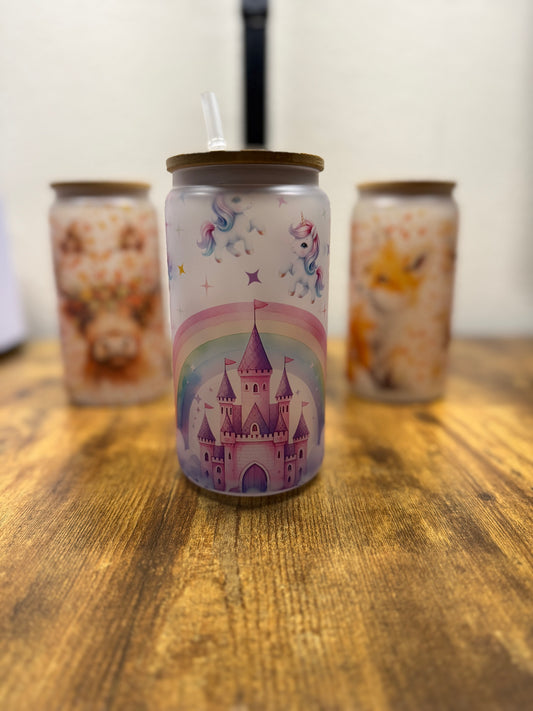 Unicorn Glass Tumbler