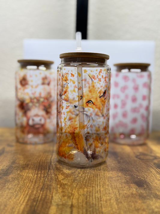 Fox Glass Tumbler