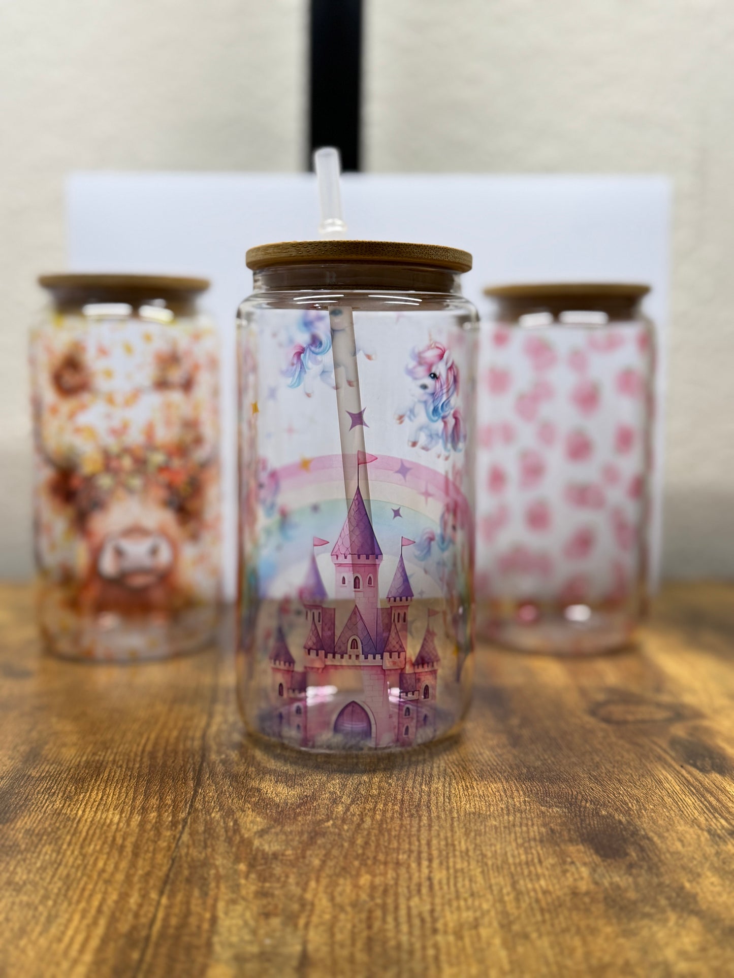 16oz Glass Tumbler (Design Options)