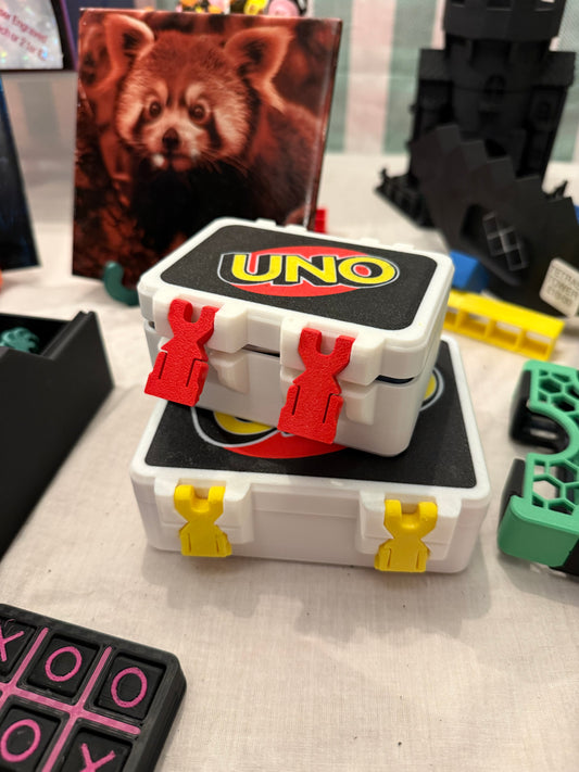 UNO-Sized Card Deck Storage Box – 3D Printed Game Night Organiser (Single or Duo)