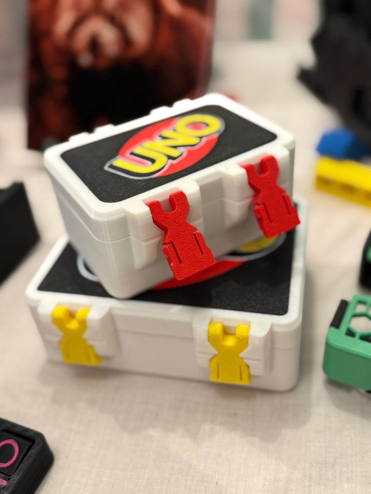 UNO-Sized Card Deck Storage Box – 3D Printed Game Night Organiser (Single or Duo)