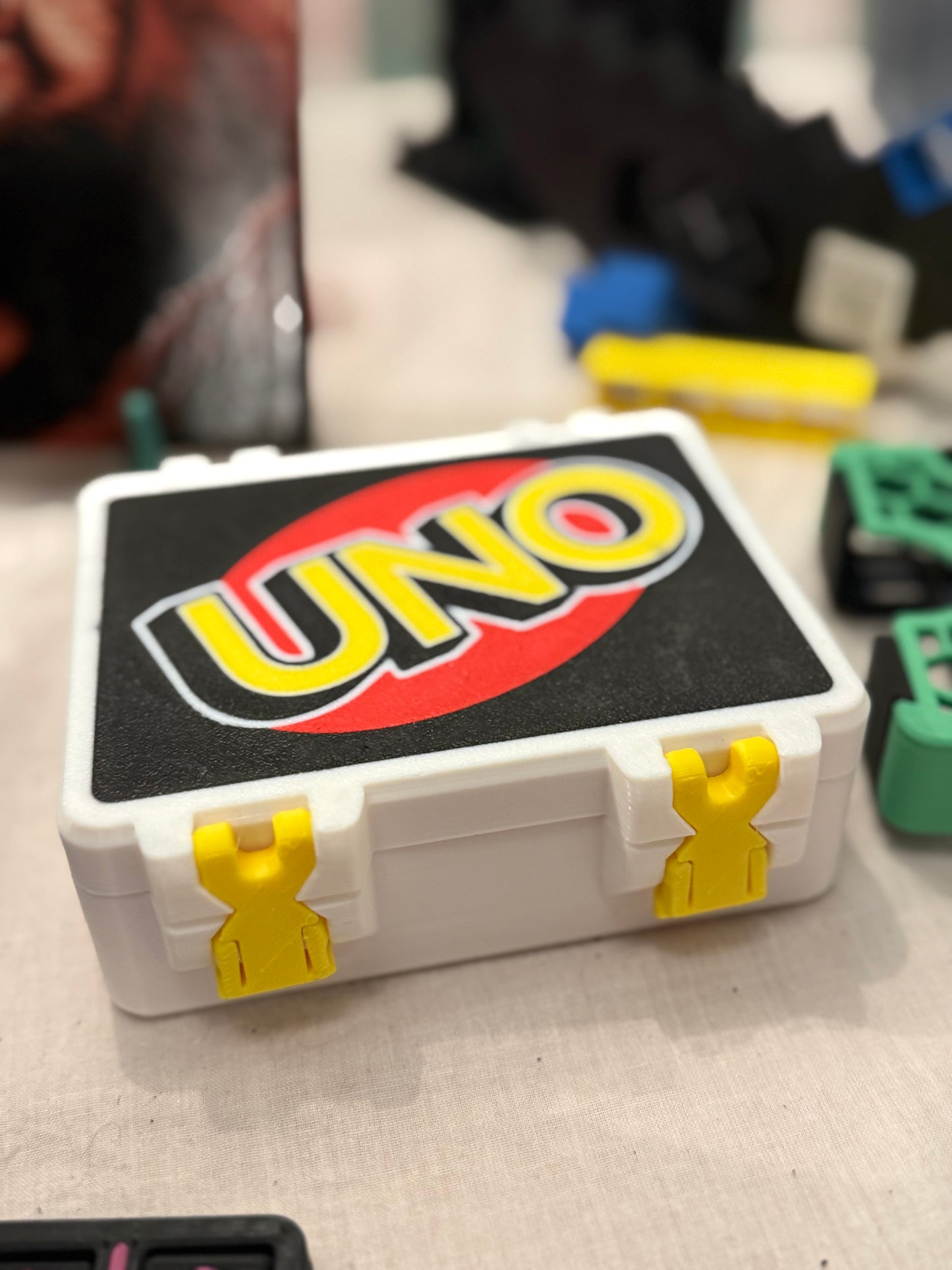 UNO-Sized Card Deck Storage Box – 3D Printed Game Night Organiser (Single or Duo)