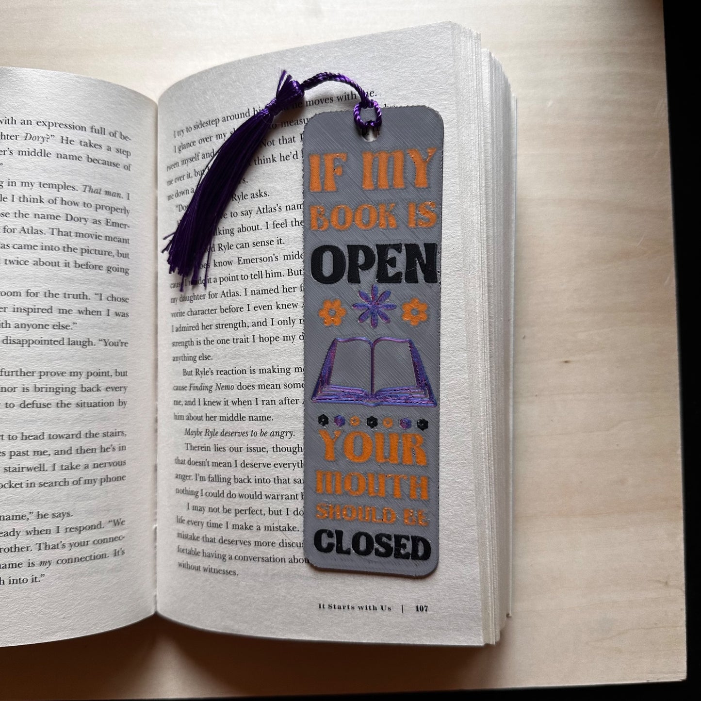 3D Printed Bookmarks - Slogans